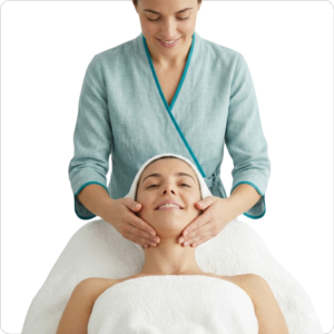 Woman-massage-bed