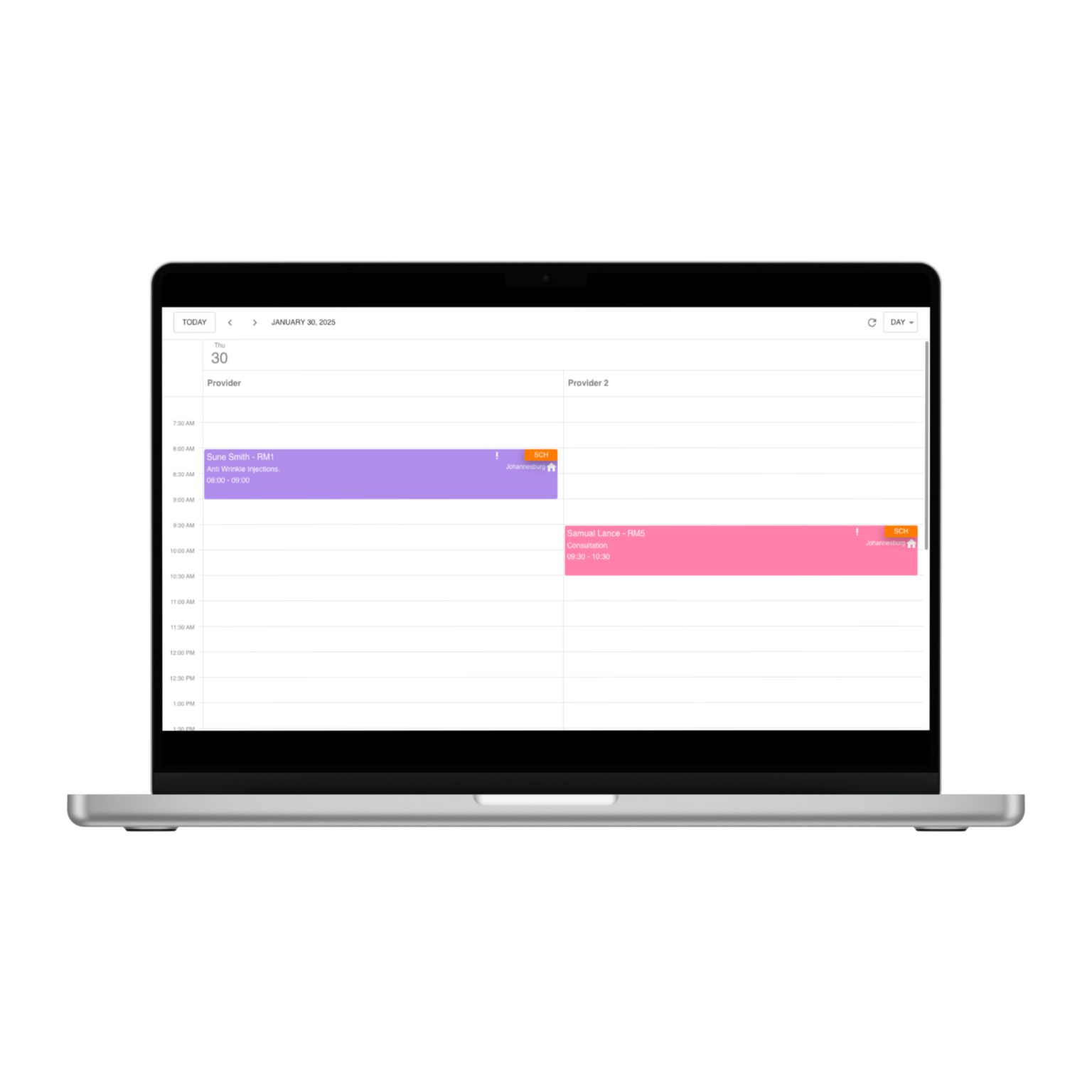 Laptop-calender